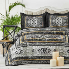 Покривало Karaca Home Туреччина - Rubi siyah чорний 230x240 см