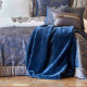 Покривало Karaca Home Туреччина - Venita lacivert синій 270x260 см