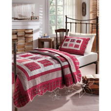 Покривало Karaca Home Туреччина - Cheery Patchwork бавовна 90% поліес 180x260 см