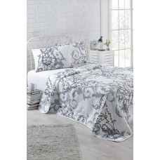 Покривало стеганное Eponj Home Туреччина B & W - Mare білий 200x220 см