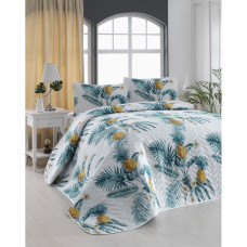 Покривало стеганное Eponj Home Туреччина - CustomAnanas beyaz білий 200x220 см