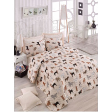 Покривало стеганное Eponj Home Туреччина - Havhav krem кремовий 200x220 см