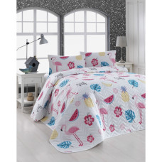 Покривало стеганное Eponj Home Туреччина - Kokteyl beyaz білий 200x220 см