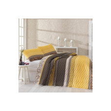 Покривало стеганное Eponj Home Туреччина - Miranda Sari жовтий 200x220 см