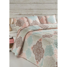 Покривало стеганное Eponj Home Туреччина - Andalucia turkuaz бірюзовий 160x220 см