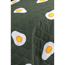 Покривало стеганное Eponj Home Туреччина - Avokado yesil зелений 160x220 см