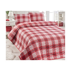 Покривало стеганное Eponj Home Туреччина - Burberry kirmizi червоний 160x220 см