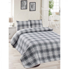 Покривало стеганное Eponj Home Туреччина - Burberry siyah чорний 160x220 см