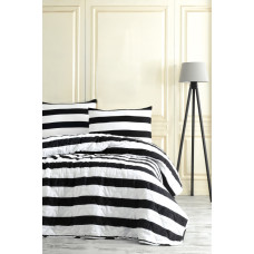 Покривало стеганное Eponj Home Туреччина B & W - Line 160x220 см