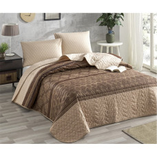Покривало стеганное Eponj Home Туреччина - Creative kahve 160x220 см