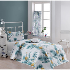 Покривало стеганное Eponj Home Туреччина - CustomAnanas beyaz білий 160x220 см