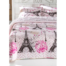 Покривало стеганное Eponj Home Туреччина - Fromparis pembe рожеве 160x220 см
