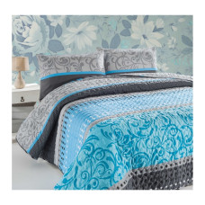 Покривало стеганное Eponj Home Туреччина - Miranda turkuaz бірюзовий 160x220 см