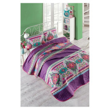 Покривало стеганное Eponj Home Туреччина - Rug fusya фуксія 160x220 см