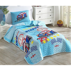 Покривало стеганное Eponj Home Туреччина - Turbo mavi 160x220 см