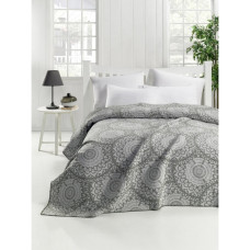 Покривало жаккардовое Eponj Home Туреччина - Mandala haki хакі 200x230 см