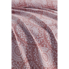 Покривало жаккардовое Eponj Home Туреччина - Mandala kiremit цегляний 200x230 см