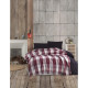 Плед Eponj Home Туреччина - Ekose 150x200 Bordo-Gri бордовий-сірий