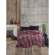Плед Eponj Home Туреччина - Ekose 150x200 Fusya-Kiremit фуксія-цегляний
