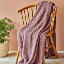 Плед Karaca Home Туреччина - Back To Basic sarabi винний 200x220 см