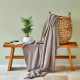 Плед Karaca Home Туреччина - Back To Basic vizon кави 160x220 см
