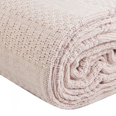 Плед Karaca Home Туреччина - Charm Bold pudra пудра 200x220 см