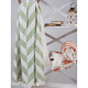 Плед микроплюш Barine Турция - Fishbone Throw green eyes 125x170 см