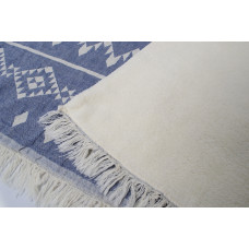 Плед микроплюш Barine Турция - Kilim denim 130x170 см