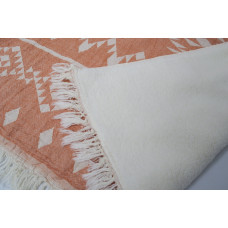 Плед микроплюш Barine Турция - Kilim orange 130x170 см
