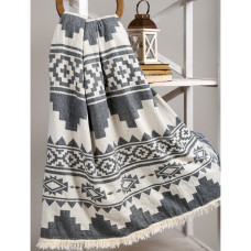 Плед микроплюш Barine Турция - Rug Throw black 130x170 см