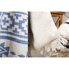 Плед микроплюш Barine Турция - Rug Throw denim 130x170 см