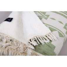 Плед микроплюш Barine Турция - Rug Throw green eyes 130x170 см