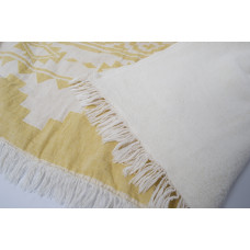 Плед микроплюш Barine Турция - Rug Throw saffron 130x170 см