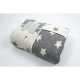 Плед микроплюш Barine Турция - Star Patchwork throw black черный 130x170 см