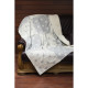 Плед микроплюш Barine Турция - Star Patchwork throw grey серый 130x170 см