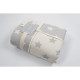 Плед микроплюш Barine Турция - Star Patchwork throw grey серый 130x170 см