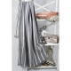 Плед накидка Barine Турция - Cocoon Stripe indigo 130x170 см