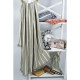 Плед накидка Barine Турция - Cocoon Stripe khaki 130x170 см