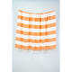 Плед накидка Barine Турция - Deck Throw Orange 135x160 см