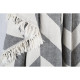 Плед накидка Barine Турция - Fishbone Throw Black 130x180 см
