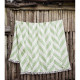 Плед накидка Barine Турция - Fishbone Throw Green Eyes 130x180 см