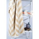 Плед накидка Barine Турция - Fishbone Throw Mustard 130x180 см