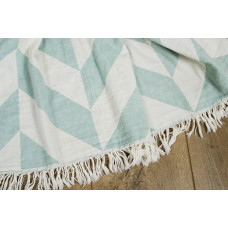 Плед накидка Barine Турция - Fishbone Throw Sage 130x180 см