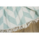 Плед накидка Barine Турция - Fishbone Throw Sage 130x180 см