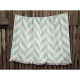 Плед накидка Barine Турция - Fishbone Throw Sage 130x180 см