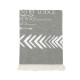 Плед накидка Barine Турция - Mountain Magic Throw black&white черно-белый 130x170 см