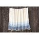 Плед накидка Barine Турция - Quad Throw denim синий 150x200 см