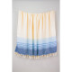 Плед накидка Barine Турция - Quad Throw denim синий 150x200 см