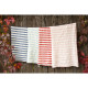 Плед накидка Barine Турция - Stripe Muslin mavi голубой 77x82 см