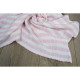 Плед накидка Barine Турция - Stripe Muslin pembe розовый 77x82 см